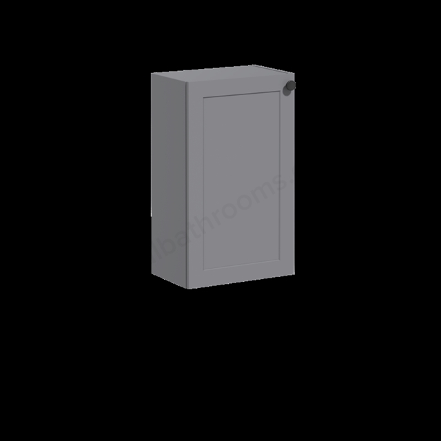 VitrA Root Classic Compact Matt Light Grey Lower Unit - 40cm Left-hand hinged