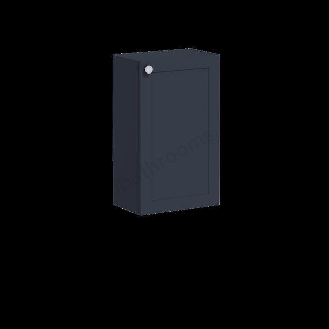 VitrA Root Classic Compact Matt Dark Blue Lower Unit - 40cm Right-hand hinged