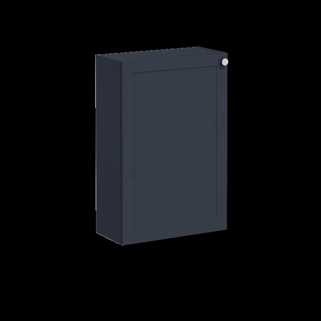 VitrA Root Classic Compact Matt Dark Blue Lower Unit - 55cm Left-hand hinged