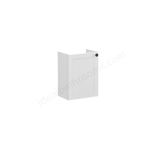 VitrA Root Classic Washbasin Unit Matt Light Grey, with right tap hole, without washbasin, Left