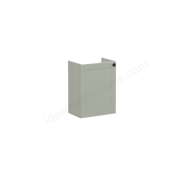 VitrA Root Classic Washbasin Unit Matt Retro Green, with right tap hole, without washbasin, Left