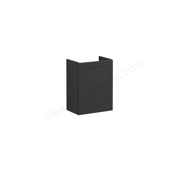 VitrA Root Classic Washbasin Unit Matt Graphite, with right tap hole, without washbasin, Right