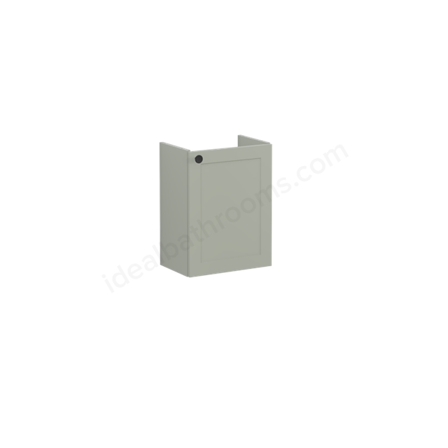 VitrA Root Classic Washbasin Unit Matt Retro Green, with right tap hole, without washbasin, Right