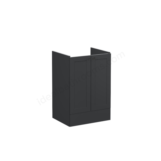 VitrA Root Classic Washbasin Unit Matt Graphite, without washbasin