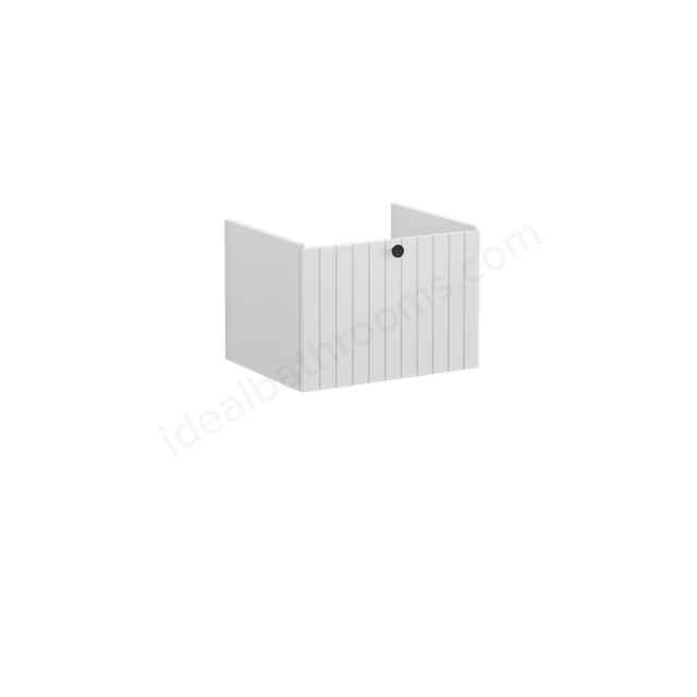 VitrA Root Groove Washbasin Unit Matt Light Grey; without washbasin