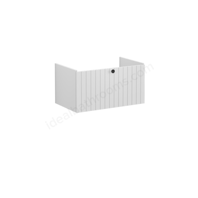 VitrA Root Groove Washbasin Unit Matt Light Grey; without washbasin