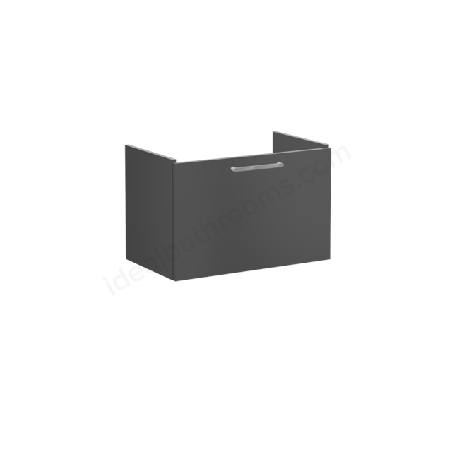 VitrA Root Flat Washbasin Unit Matt Storm Grey; without washbasin