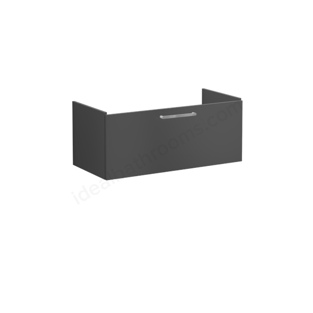 VitrA Root Flat Washbasin Unit Matt Storm Grey; without washbasin