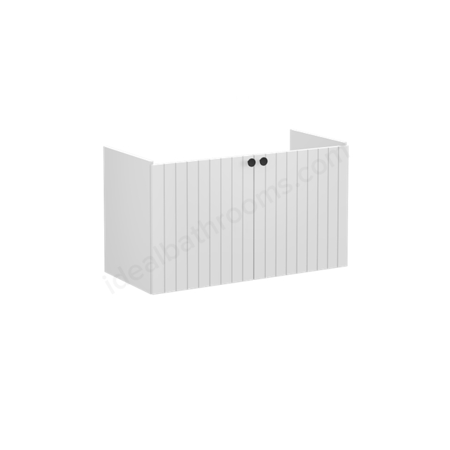 VitrA Root Groove Washbasin Unit Matt Light Grey; without washbasin