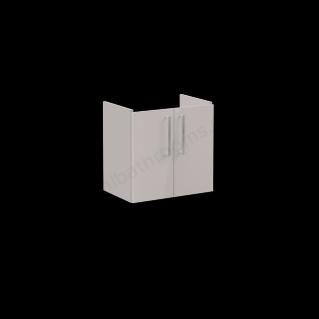 VitrA Root Flat Washbasin Unit Sahara Beige High Gloss; without washbasin