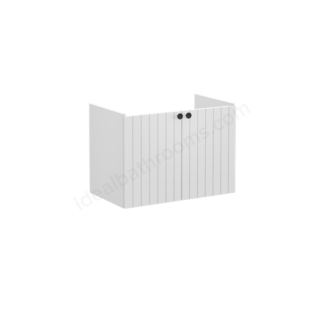VitrA Root Groove Washbasin Unit Matt Light Grey; without washbasin