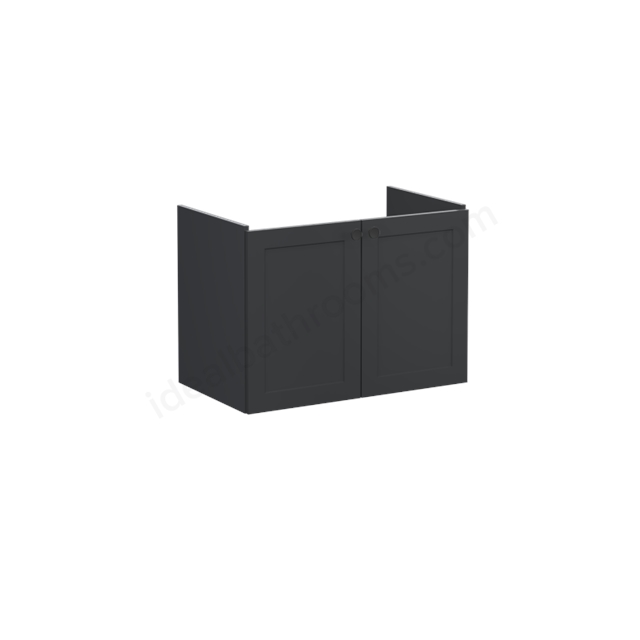 VitrA Root Classic Washbasin Unit Matt Graphite; without washbasin