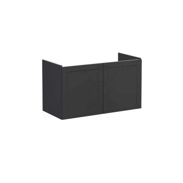 VitrA Root Classic Washbasin Unit Matt Graphite; without washbasin