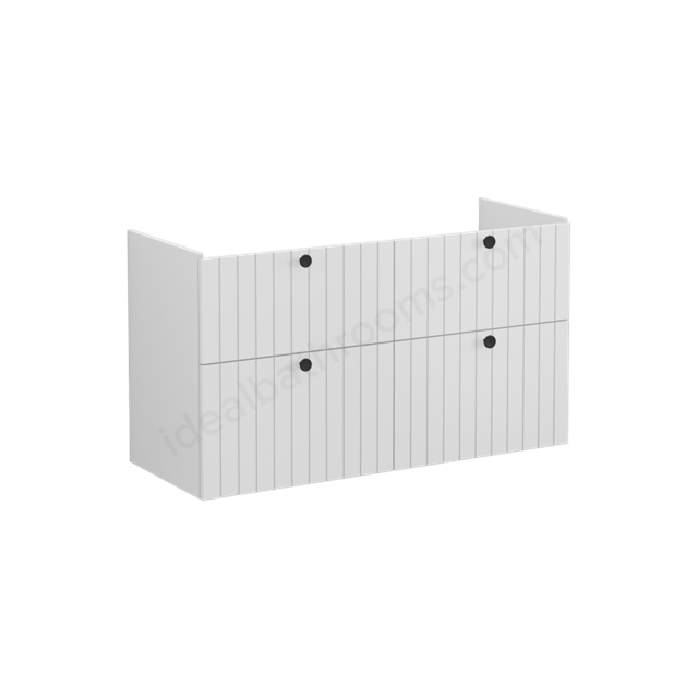 VitrA Root Groove Washbasin Unit Matt Light Grey; without washbasin