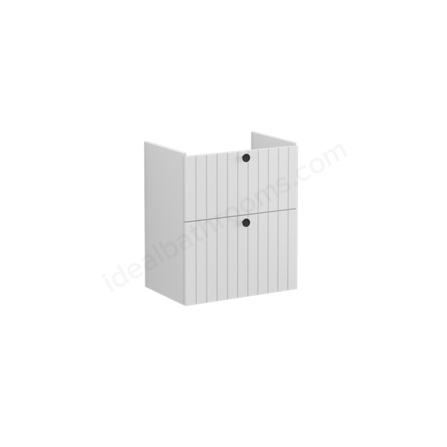 VitrA Root Groove Washbasin Unit Matt Light Grey; without washbasin