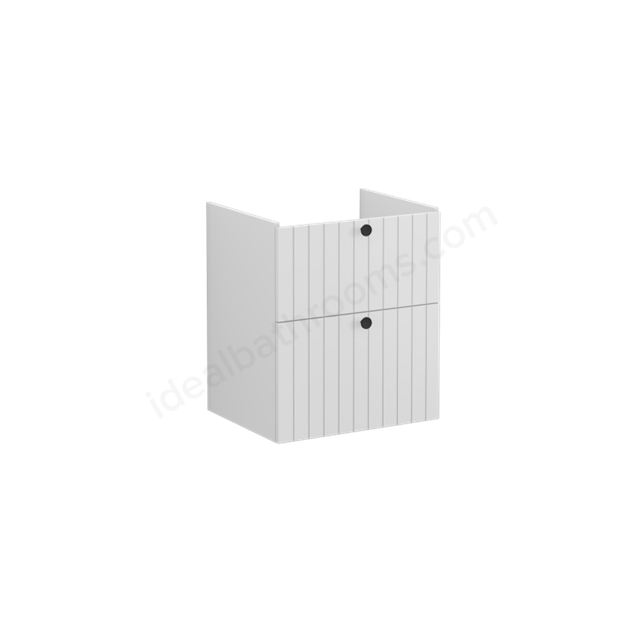 VitrA Root Groove Washbasin Unit Matt Light Grey; without washbasin