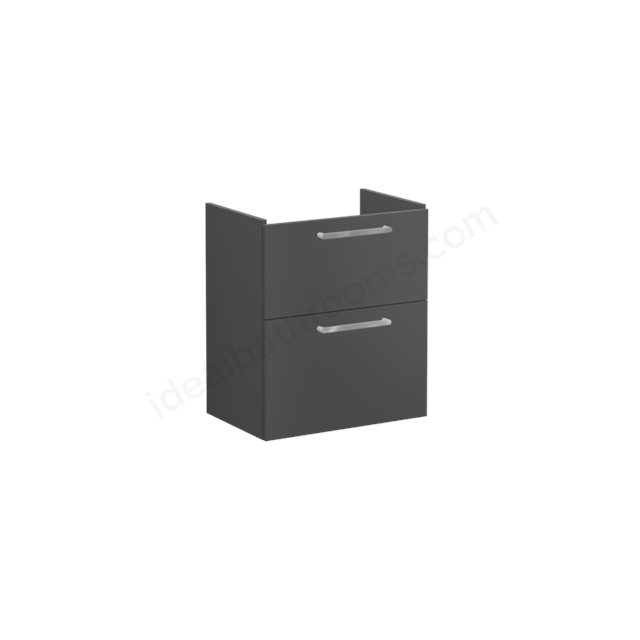 VitrA Root Flat Washbasin Unit Matt Storm Grey; without washbasin