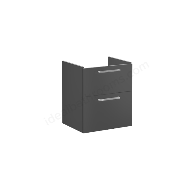 VitrA Root Flat Washbasin Unit Matt Storm Grey; without washbasin