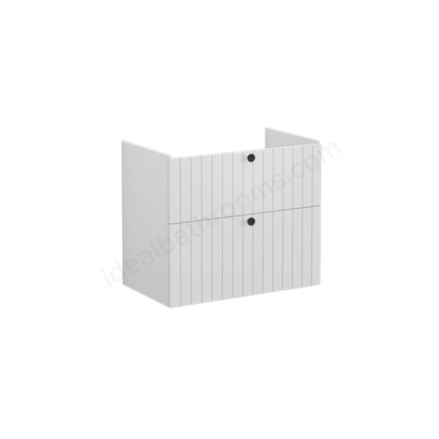 VitrA Root Groove Washbasin Unit Matt Light Grey; without washbasin