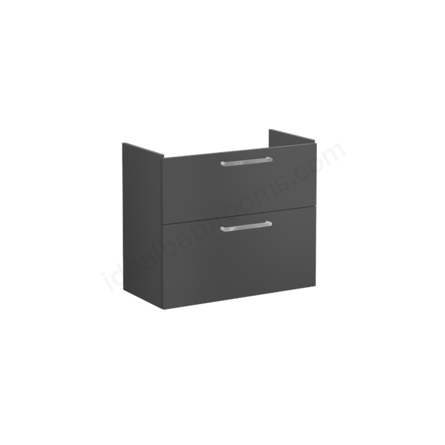 VitrA Root Flat Washbasin Unit Matt Storm Grey; without washbasin