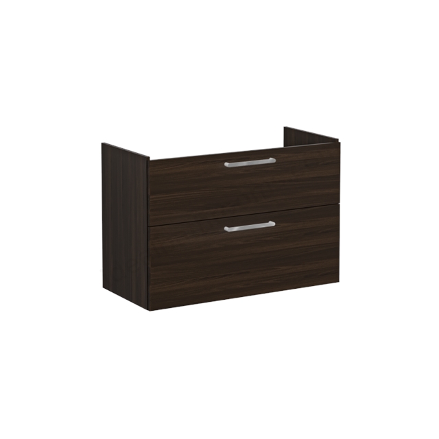 VitrA Root Flat Washbasin Unit Walnut; without washbasin