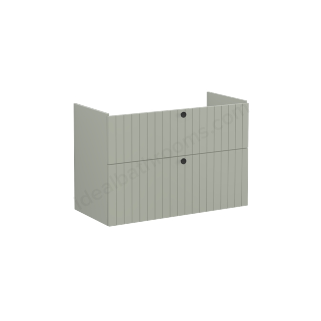 VitrA Root Groove Washbasin Unit Matt Retro Green; without washbasin