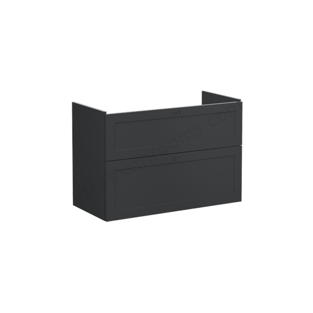 VitrA Root Classic Washbasin Unit Matt Graphite; without washbasin