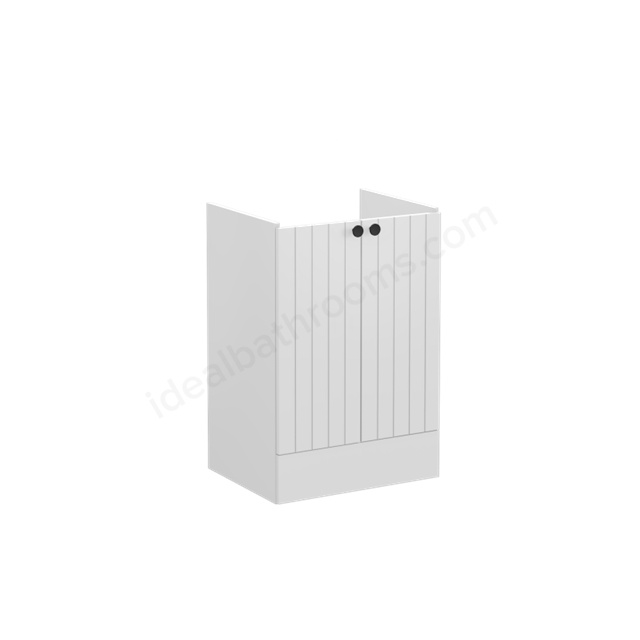VitrA Root Groove Washbasin Unit Matt Light Grey; without washbasin