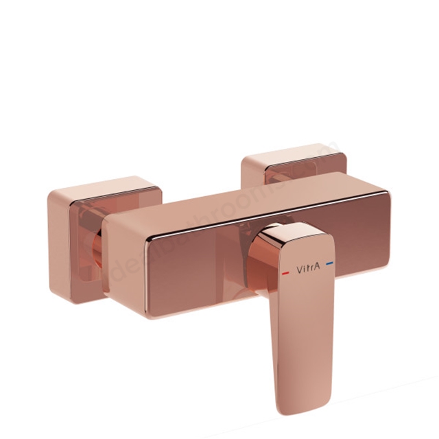VitrA Root Square Shower Mixer Soft Copper Shower Mixer