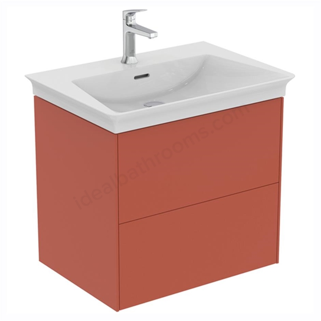 Ideal Standard Conca 600mm Wall Mounted Vanity Unit - Matt Sunset