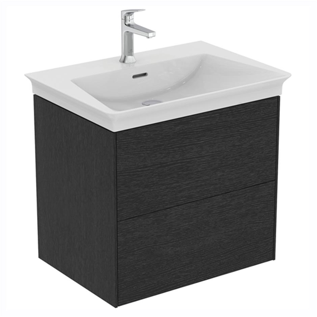 Ideal Standard Conca 600mm Wall Mounted Vanity Unit - Smoked Oak