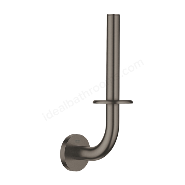 Grohe Essentials Spare Toilet Paper Holder - Brushed Hard Graphite