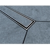 Impey Linear Drain 800mm x 13mm Vertical Outlet Drain - Custom Tile Insert