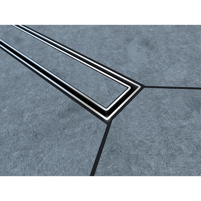 Impey Linear Drain 800mm x 13mm Vertical Outlet Drain - Custom Tile Insert