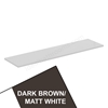 Ideal Standard Retail Connect Air 1200mm Worktop Matt Dark Brown