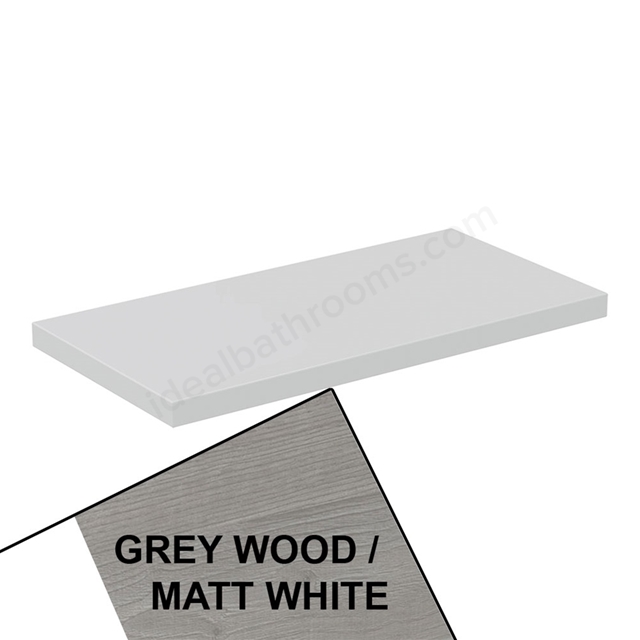 Ideal Standard Retail Connect Air 600mm Worktop for Vessel Installation Wood Light Grey