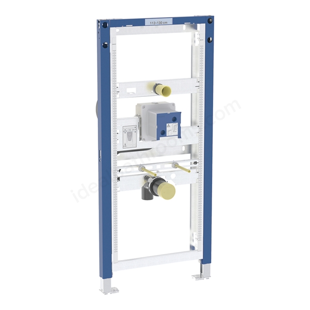 Geberit Urinal Frame 112-130cmH, Hidden Flush Control