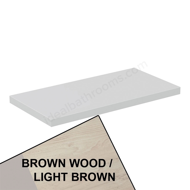 Ideal Standard Retail Connect Air 800mm Worktop for Vessel Installation Wood Light Brown