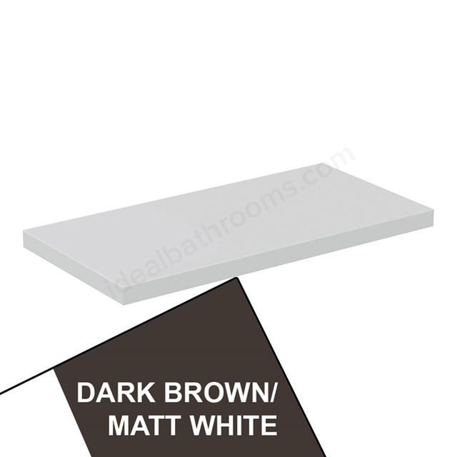 Ideal Standard Retail Connect Air 800mm Worktop for Vessel Installation Matt Dark Brown