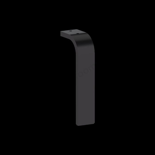 VitrA Root Flat Leg Set - Matt Black