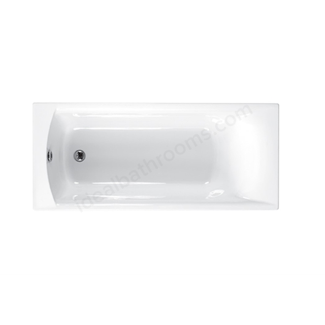 Carron Delta 1675 x 700mm Bath w/ Twin Grips - White