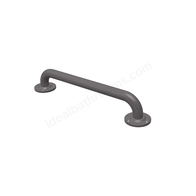 Fitzroy Of London 450mm Steel Grab Rail w/ Exposed Fixings - Grey
