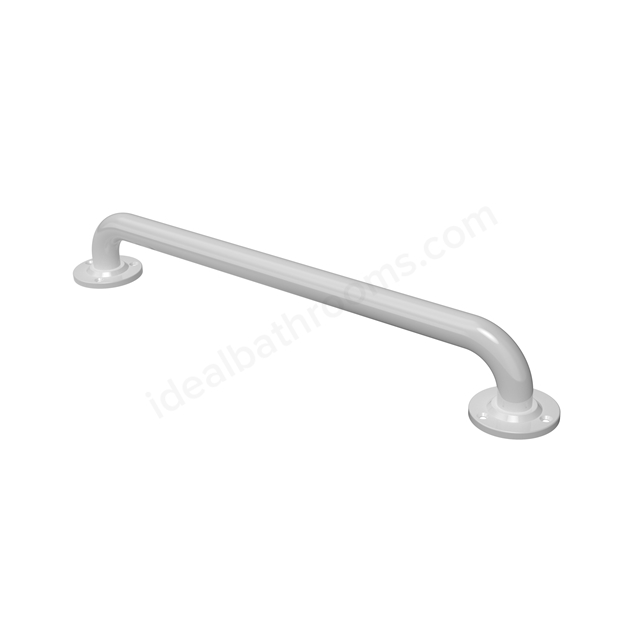 Fitzroy Of London 600mm Steel Grab Rail w/ Exposed Fixings - White