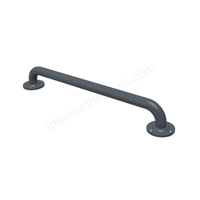 Fitzroy Of London 600mm Steel Grab Rail w/ Exposed Fixings - Dark Grey