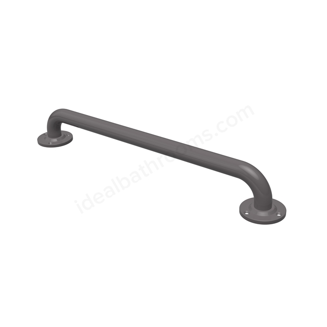 Fitzroy Of London 600mm Steel Grab Rail w/ Exposed Fixings - Grey