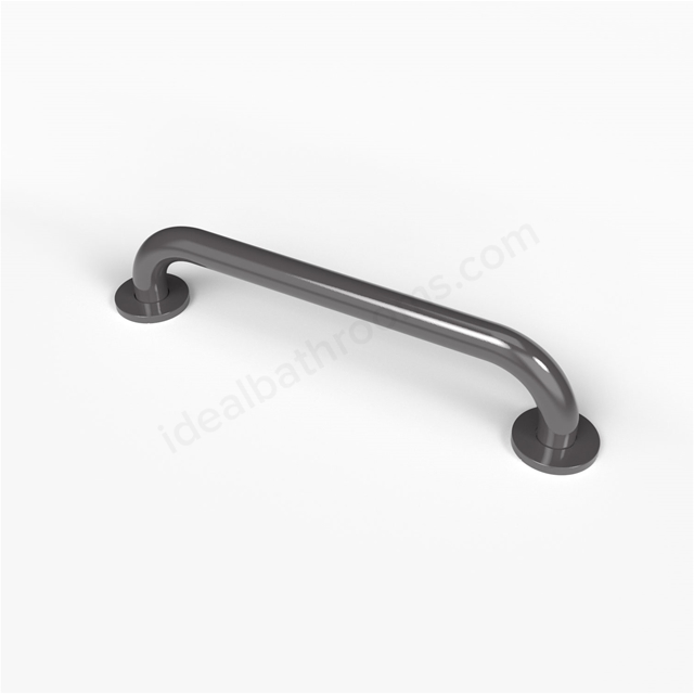 Fitzroy Of London 450mm Concealed Grab Rail - Stainless Steel - Grey