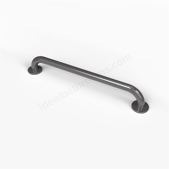 Fitzroy Of London 600mm Concealed Grab Rail - Stainless Steel - Grey