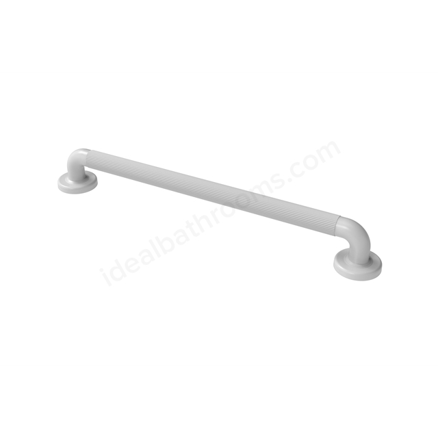 Fitzroy Of London 600mm Plastic Fluted Grab Rail - White