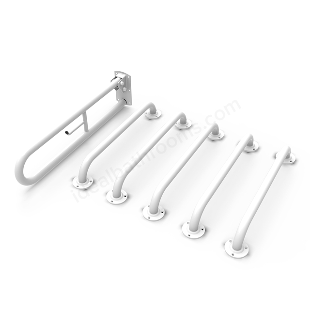Fitzroy Of London Steel Doc M Rail Pack w/ Exposed Fixings - White