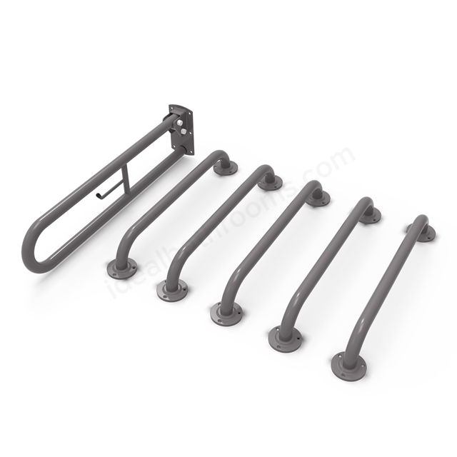 Fitzroy Of London Steel Doc M Rail Pack w/ Exposed Fixings - Grey